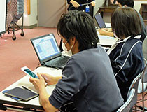 iPadの操作に挑戦！