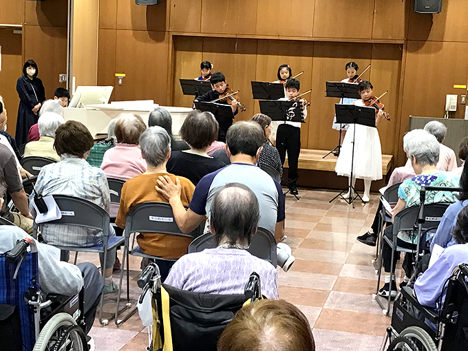 アンサンブル演奏会の様子