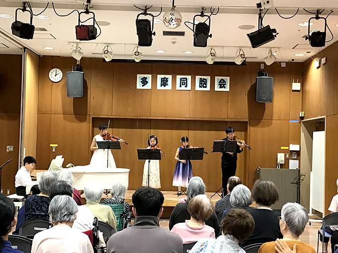アンサンブル演奏会の様子