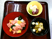 ムース食の海鮮丼