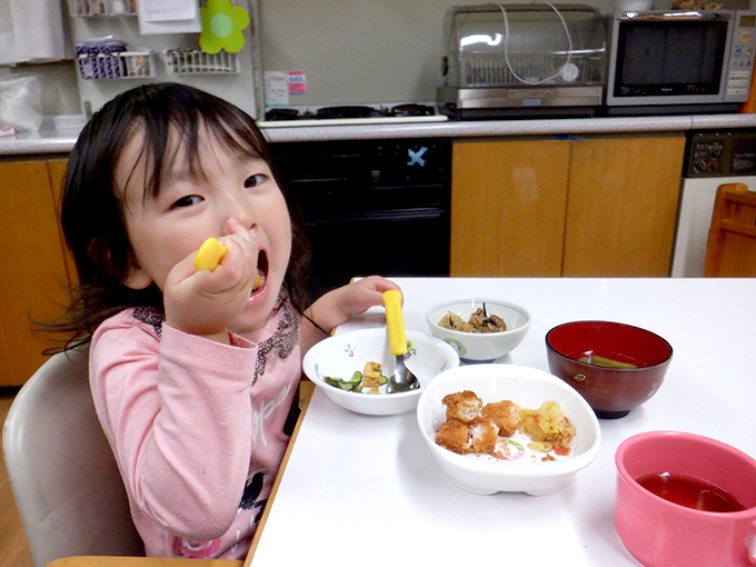 おいしいごはんで笑顔満開