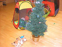 保育室クリスマスツリー